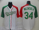 Dodgers 34 Fernando Valenzuela White Mexican Heritage Culture Night Jersey Mexico,baseball caps,new era cap wholesale,wholesale hats